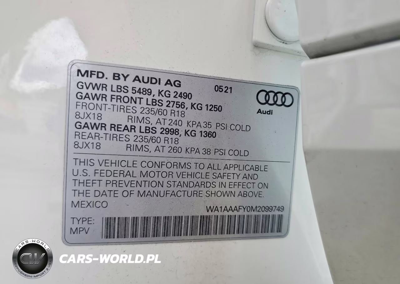 2021 Audi Q5 Premium VIN:WA1AAAFY0M2099749 - 13