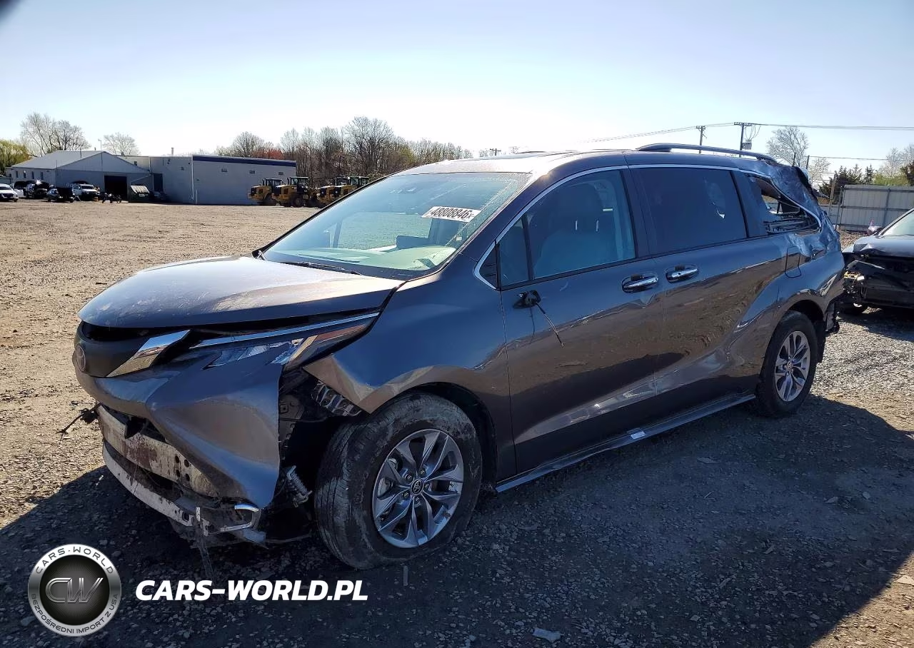 2022 Toyota Sienna Xle 7-Passenger VIN:5TDJSKFC1NS068825 - 1
