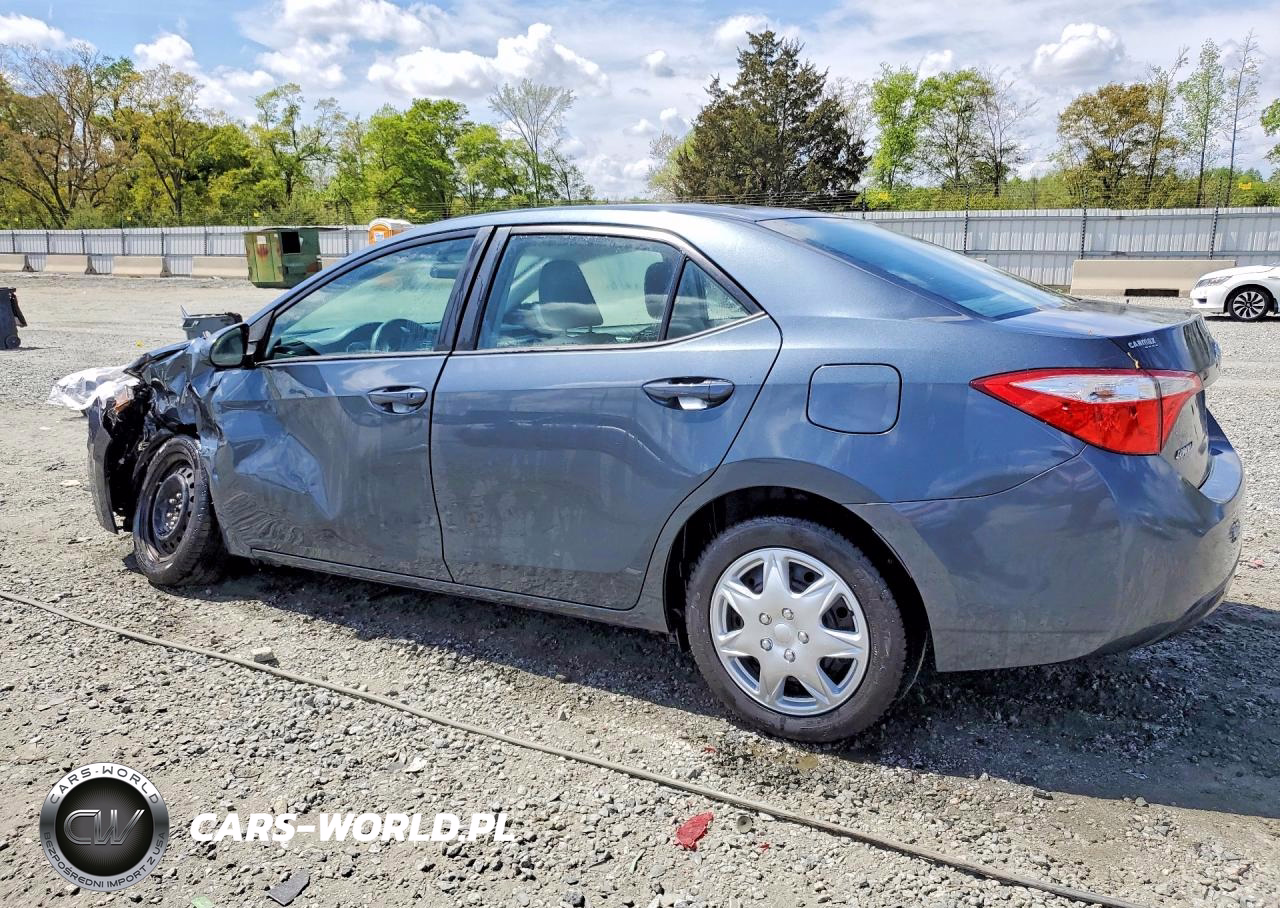 2015 Toyota Corolla Le VIN:2T1BURHE6FC369283 - 2