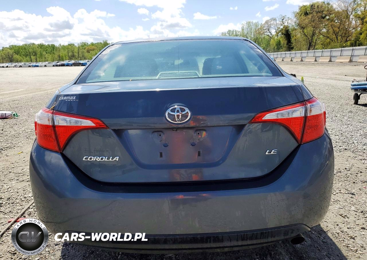 2015 Toyota Corolla Le VIN:2T1BURHE6FC369283 - 6