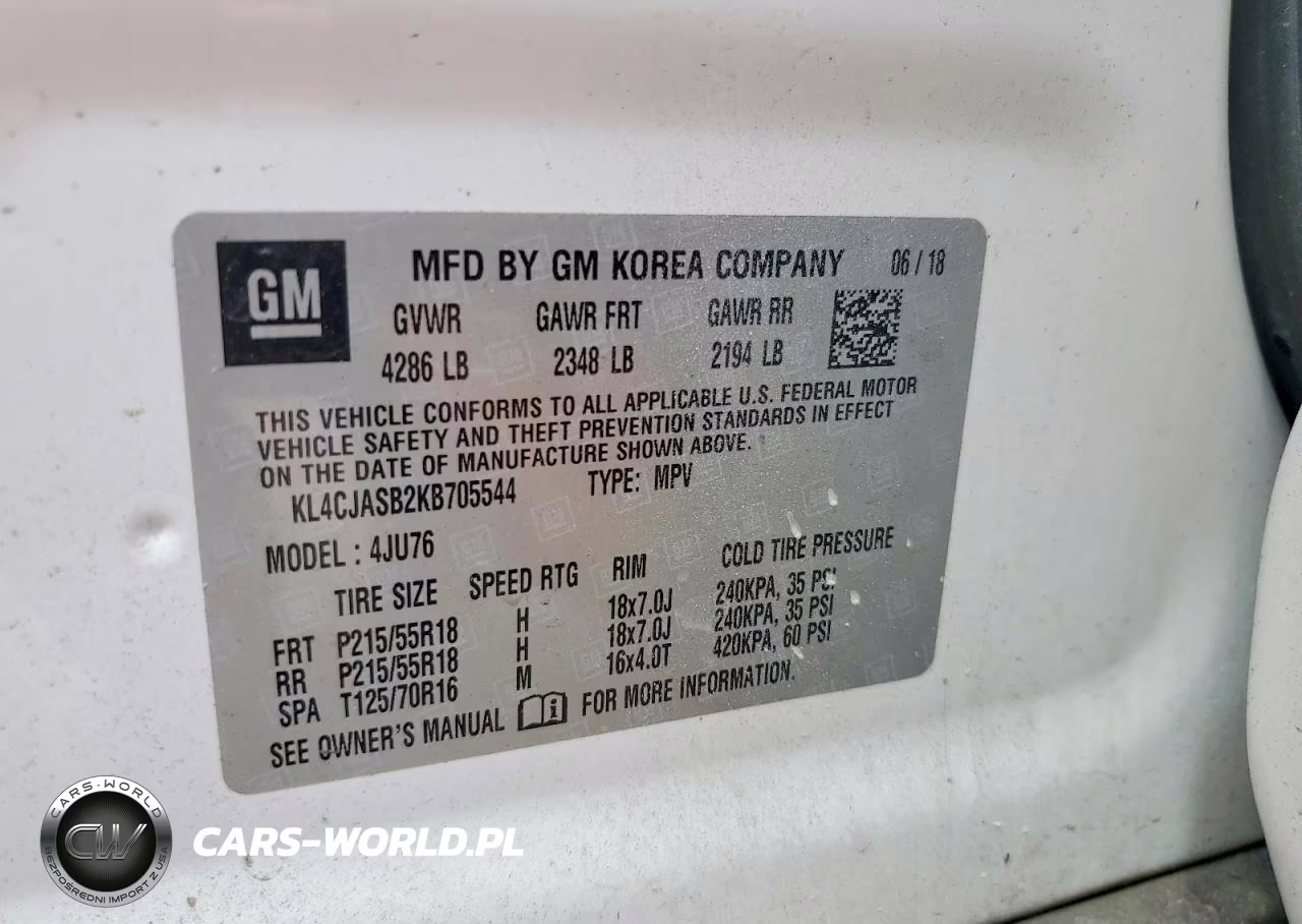 2019 Buick Encore Preferred VIN:KL4CJASB2KB705544 - 13
