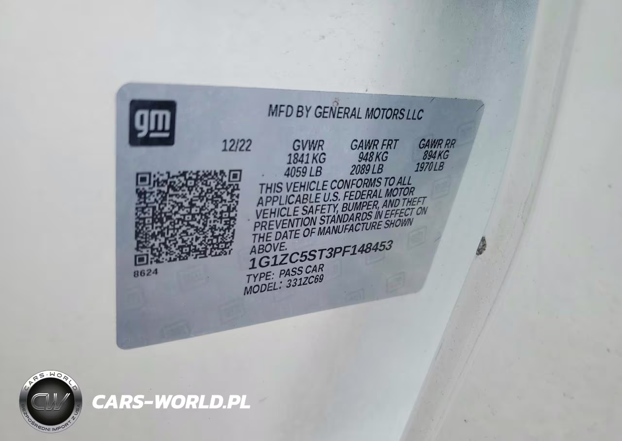 2023 Chevrolet Malibu Ls VIN:1G1ZC5ST3PF148453 - 12