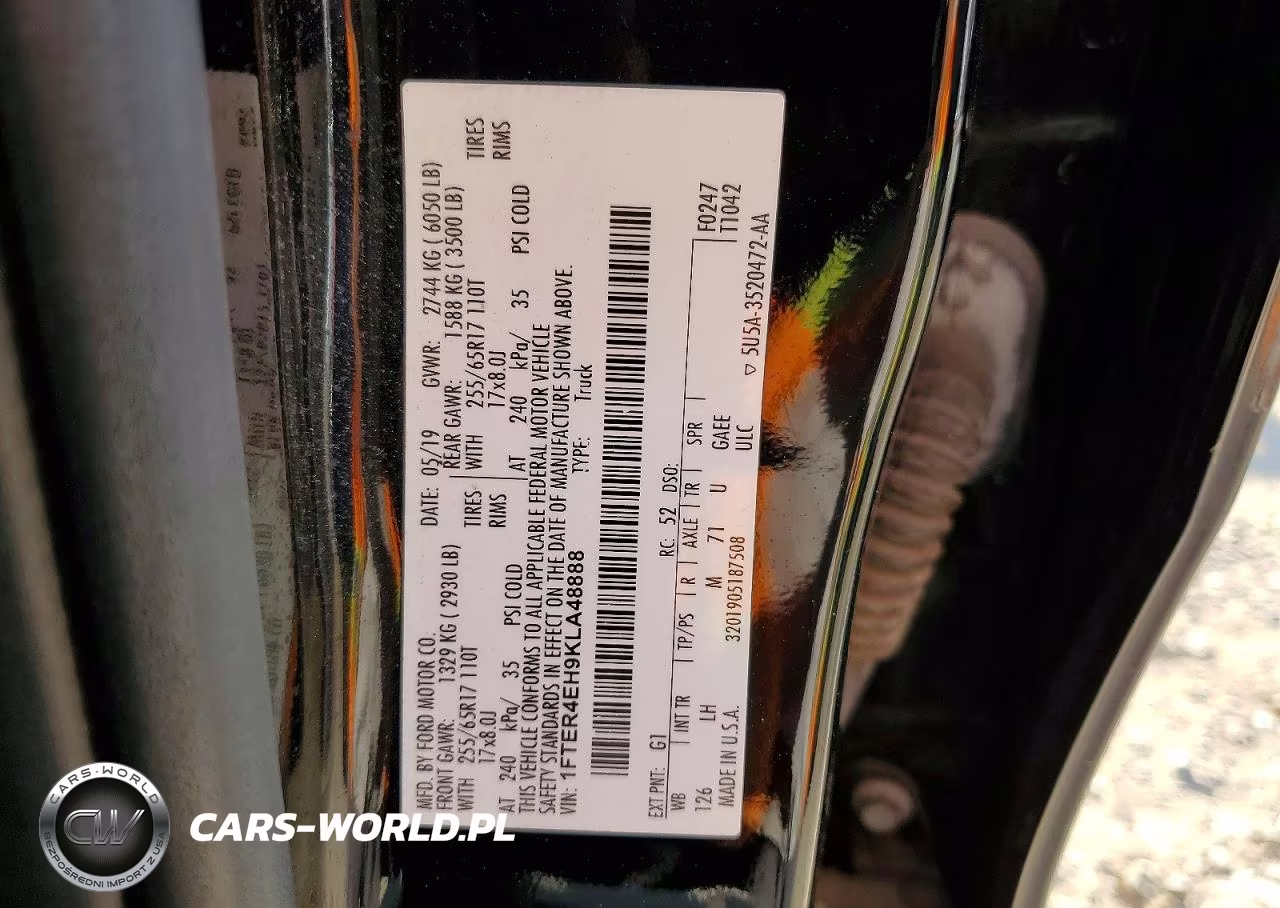 2019 Ford Ranger Xl VIN:1FTER4EH9KLA48888 - 12