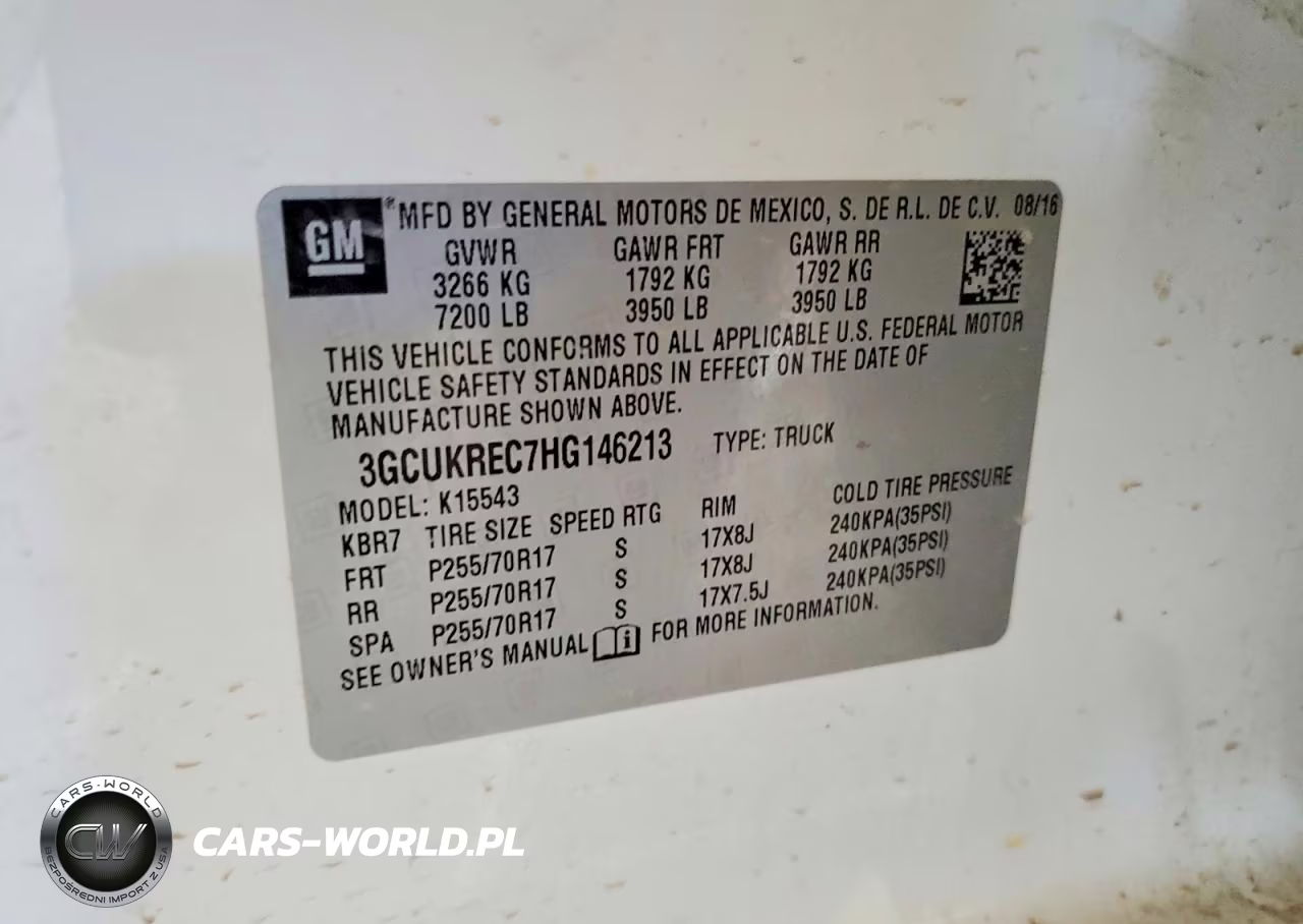 2017 Chevrolet Silverado K1500 Lt VIN:3GCUKREC7HG146213 - 12