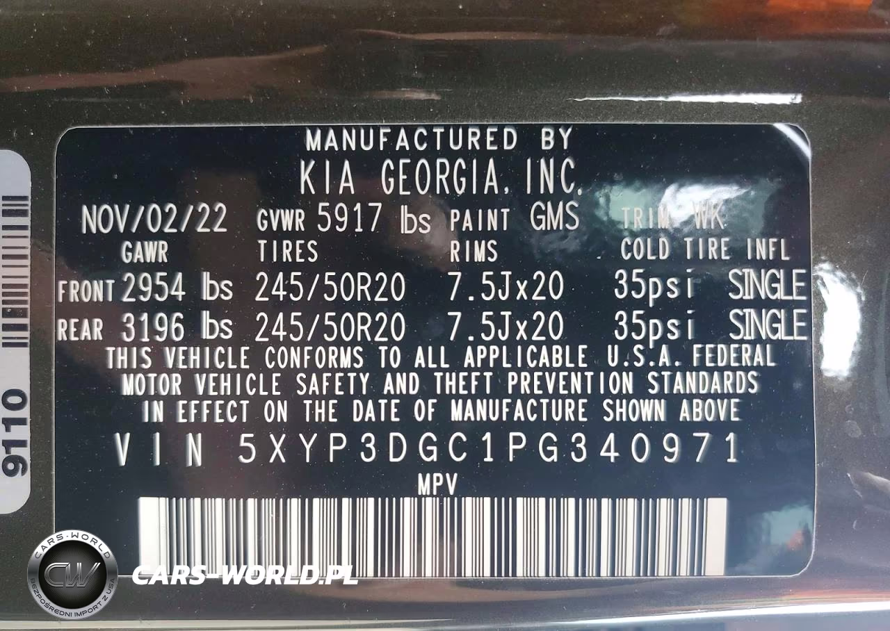 2023 Kia Telluride Ex X-Line VIN:5XYP3DGC1PG340971 - 14