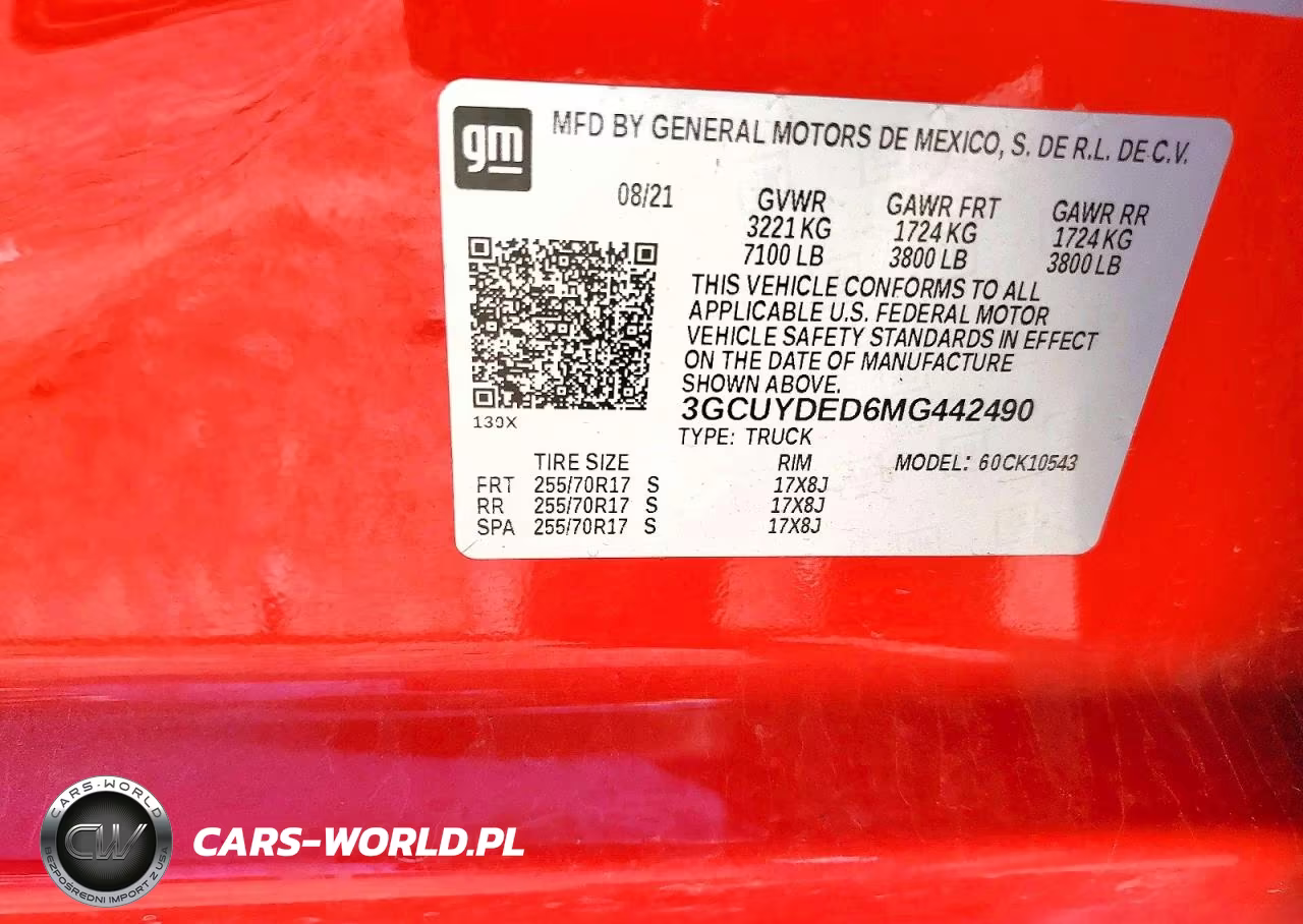 2021 Chevrolet Silverado K1500 Lt VIN:3GCUYDED6MG442490 - 12