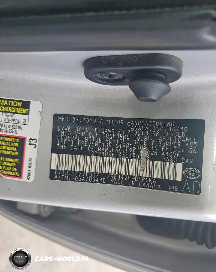 2010 Toyota Corolla S VIN:2T1BU4EE9AC499378 - 12