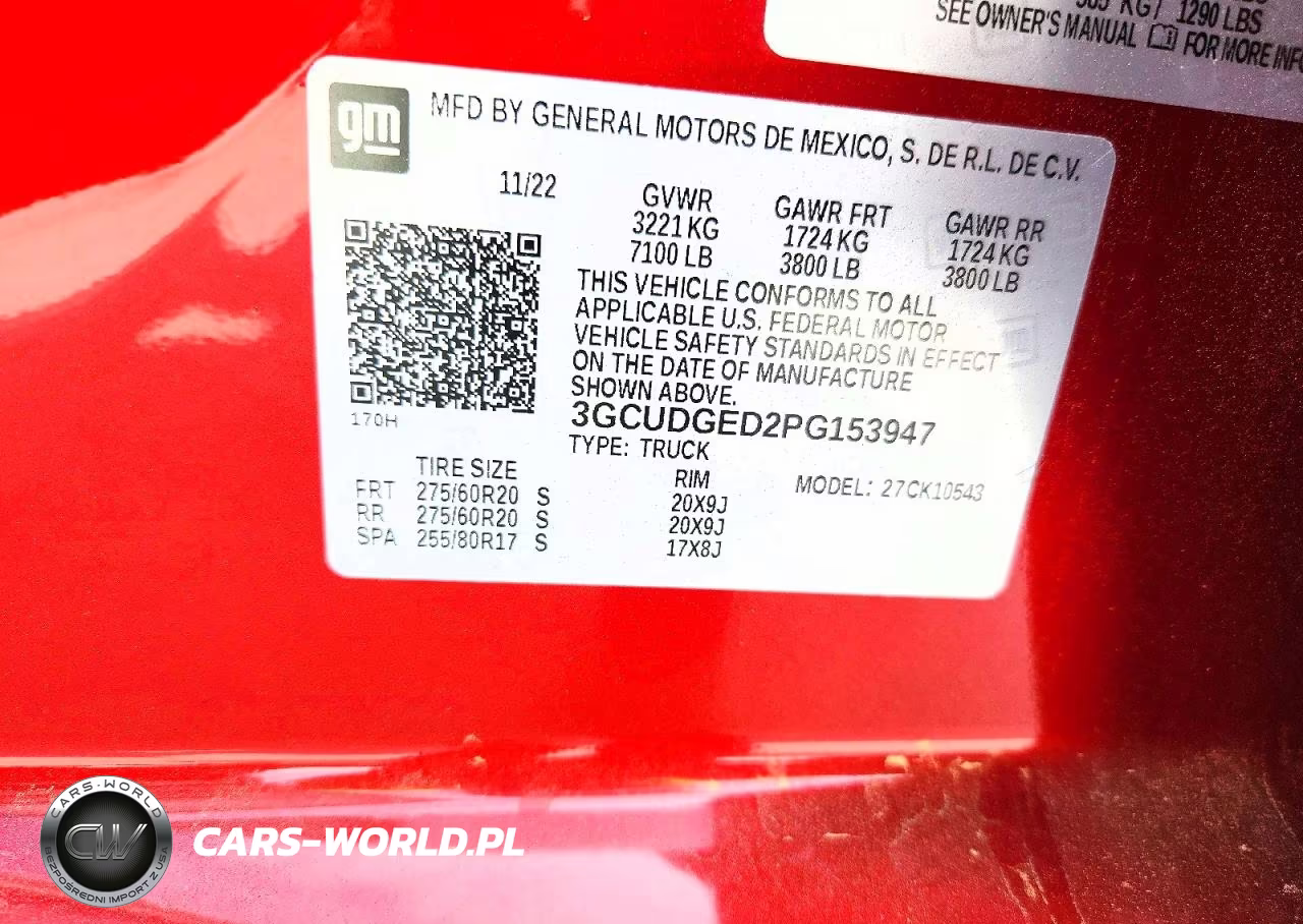 2023 Chevrolet Silverado K1500 Ltz VIN:3GCUDGED2PG153947 - 12