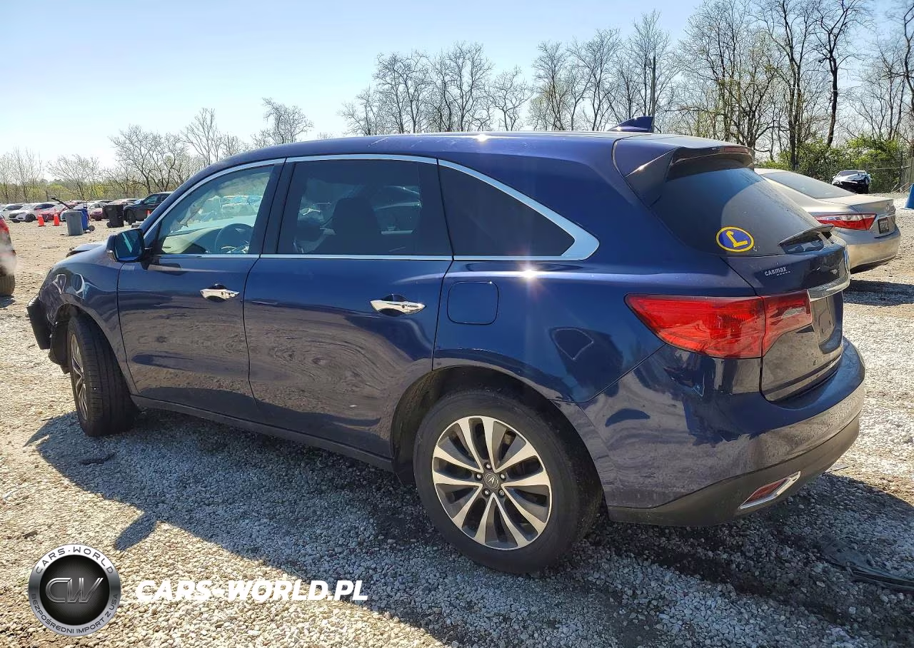 2016 Acura Mdx Technology VIN:5FRYD4H61GB062265 - 2