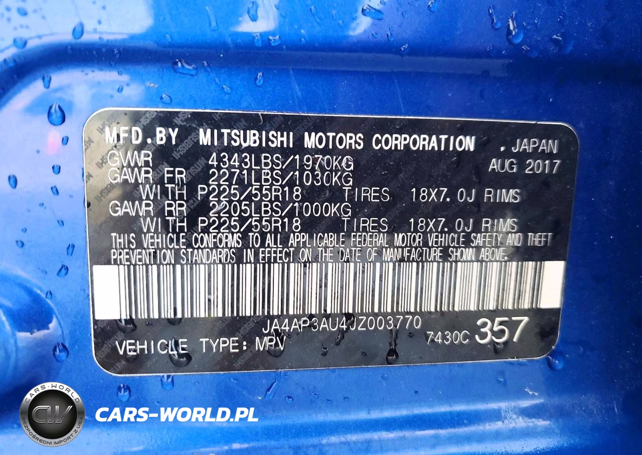 2018 Mitsubishi Outlander Sport Es VIN:JA4AP3AU4JZ003770 - 13