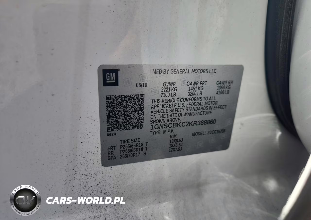 2019 Chevrolet Tahoe C1500 Lt VIN:1GNSCBKC2KR388860 - 13