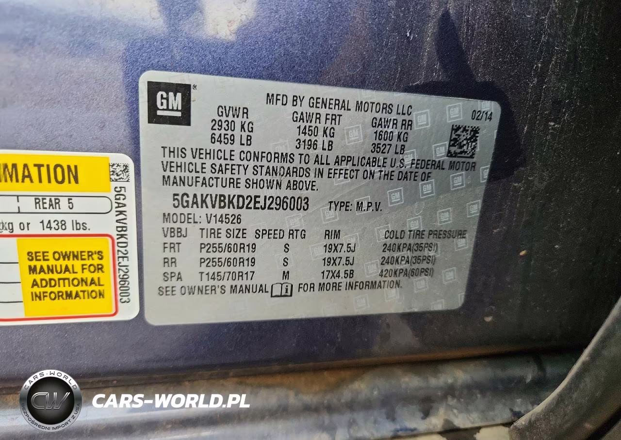 2014 Buick Enclave VIN:5GAKVBKD2EJ296003 - 13