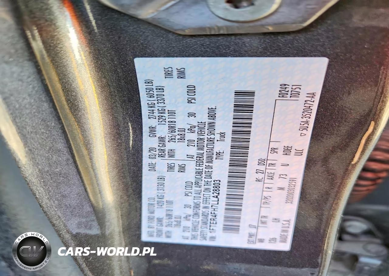 2020 Ford Ranger Xl VIN:1FTER4FH7LLA28803 - 12