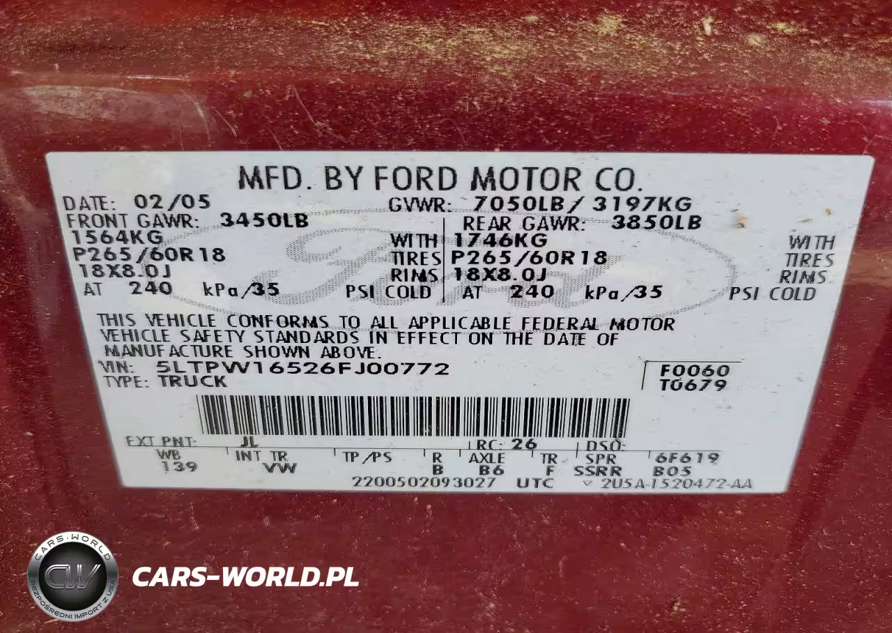 2006 Lincoln Mark Lt VIN:5LTPW16526FJ00772 - 12