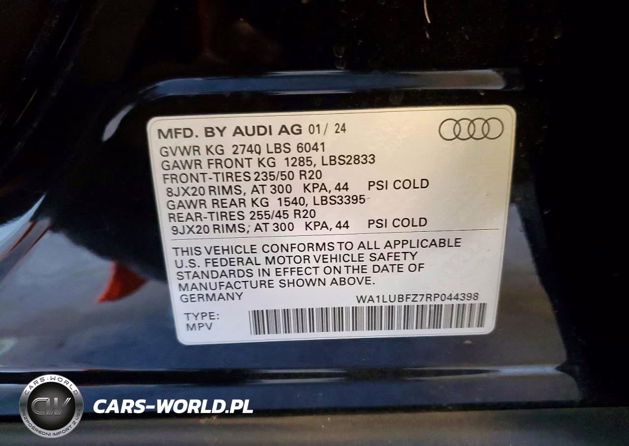 2024 Audi Q4 E-Tron Premium Plus VIN:WA1LUBFZ7RP044398 - 13