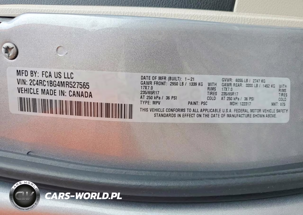 2021 Chrysler Pacifica Touring L VIN:2C4RC1BG4MR527565 - 13