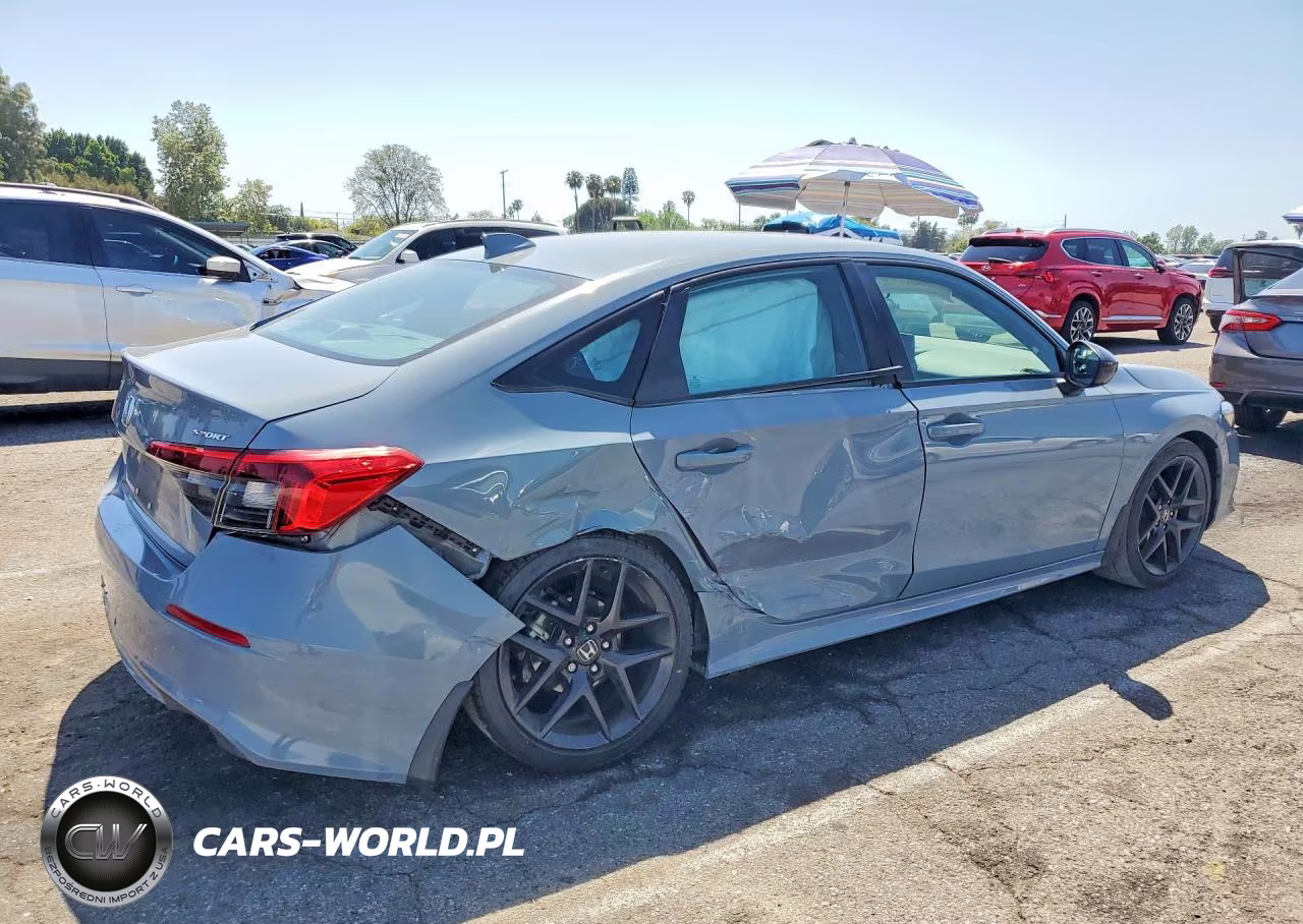 2022 Honda Civic Sport VIN:2HGFE2F51NH527589 - 3