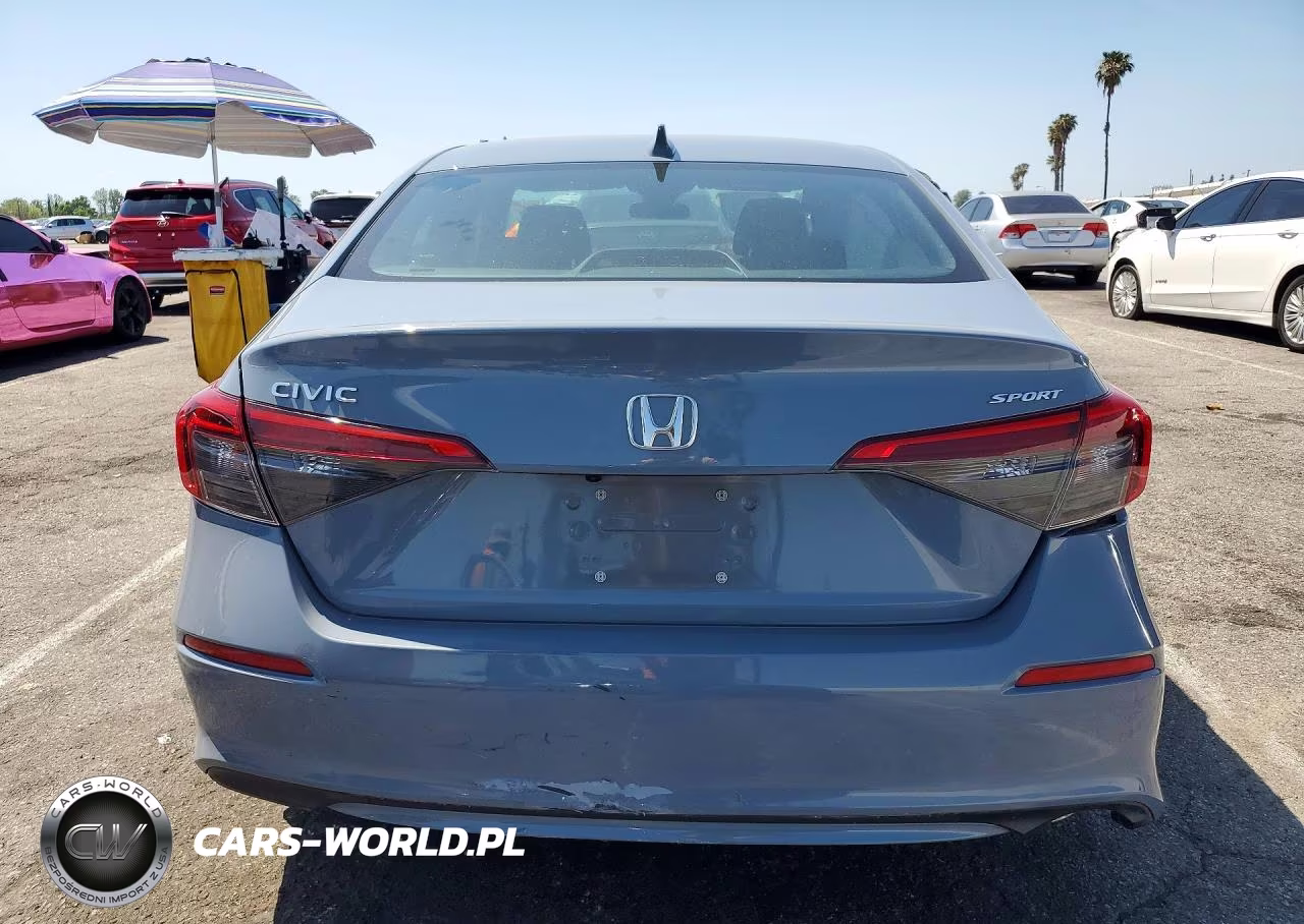 2022 Honda Civic Sport VIN:2HGFE2F51NH527589 - 6