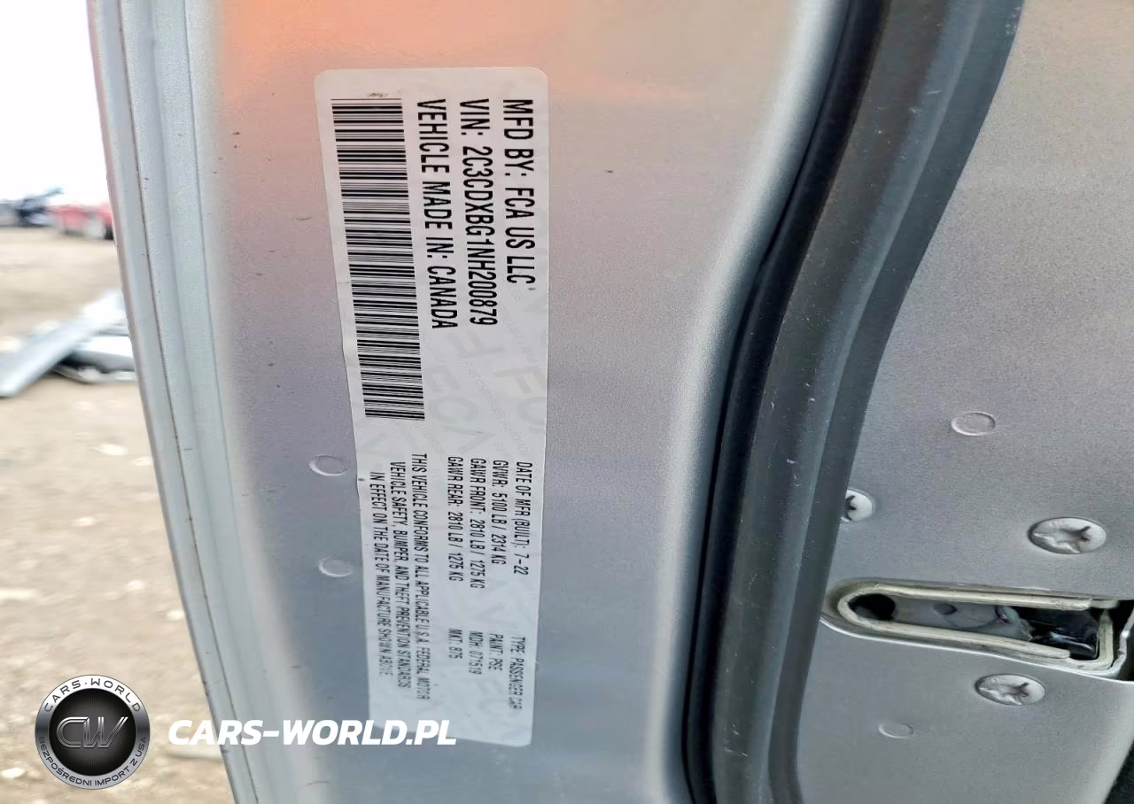 2022 Dodge Charger Sxt VIN:2C3CDXBG1NH200879 - 12