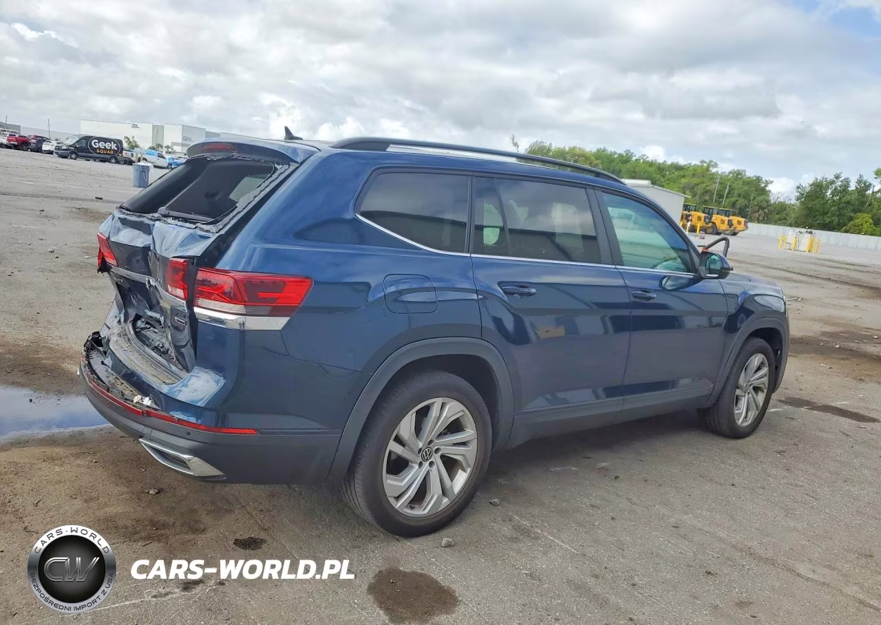 2021 Volkswagen Atlas Se VIN:1V2KR2CA4MC603115 - 3