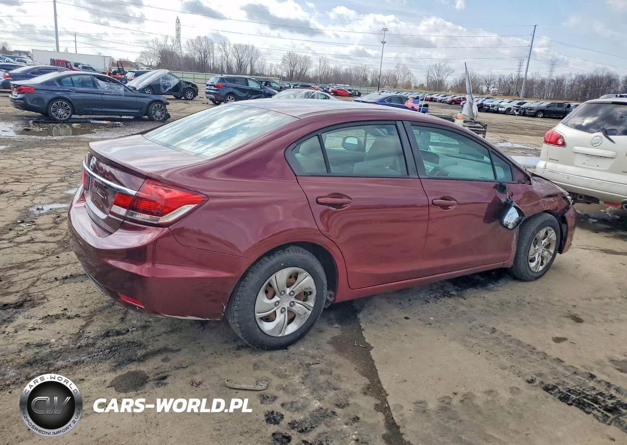 2013 Honda Civic VIN:2HGFB2F57DH584113 - 3