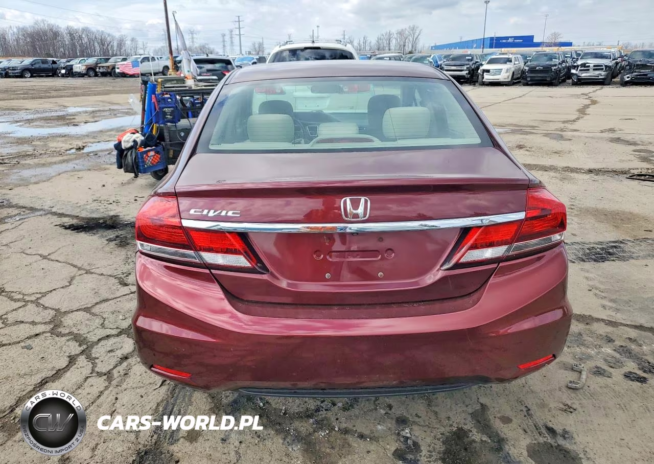 2013 Honda Civic VIN:2HGFB2F57DH584113 - 6