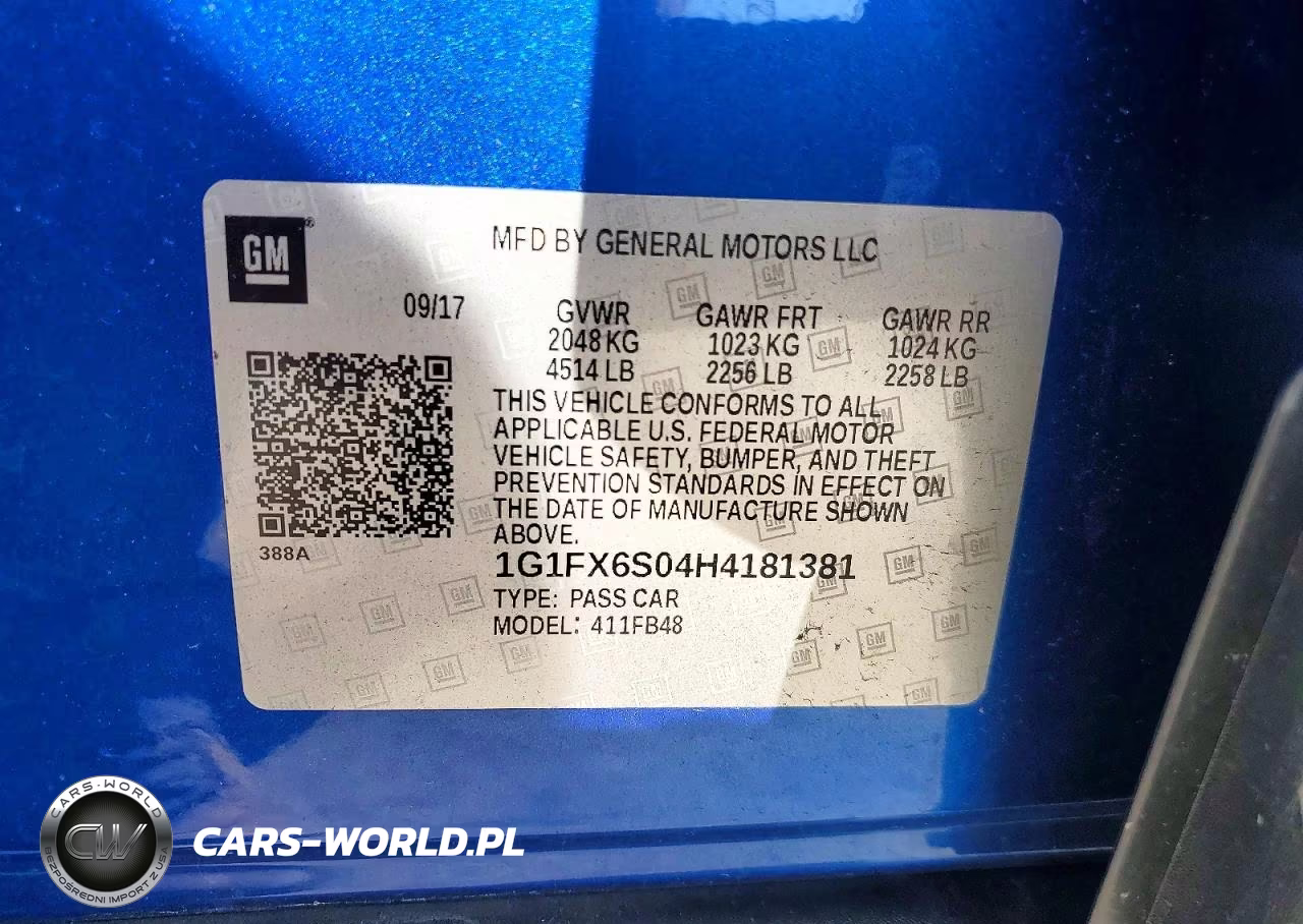 2017 Chevrolet Bolt Ev Premier VIN:1G1FX6S04H4181381 - 12