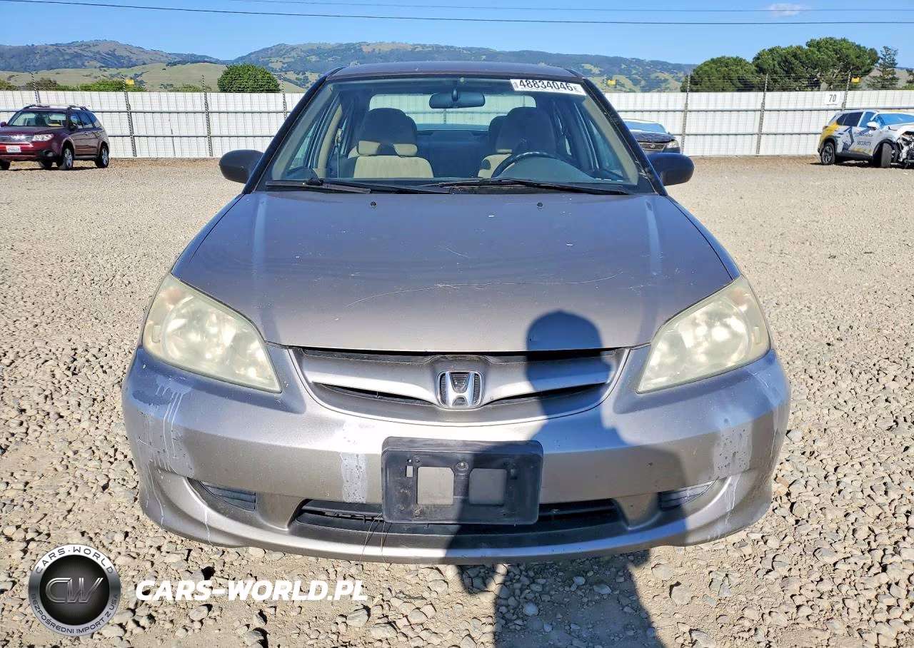 2004 Honda Civic Lx VIN:2HGES16574H551182 - 5