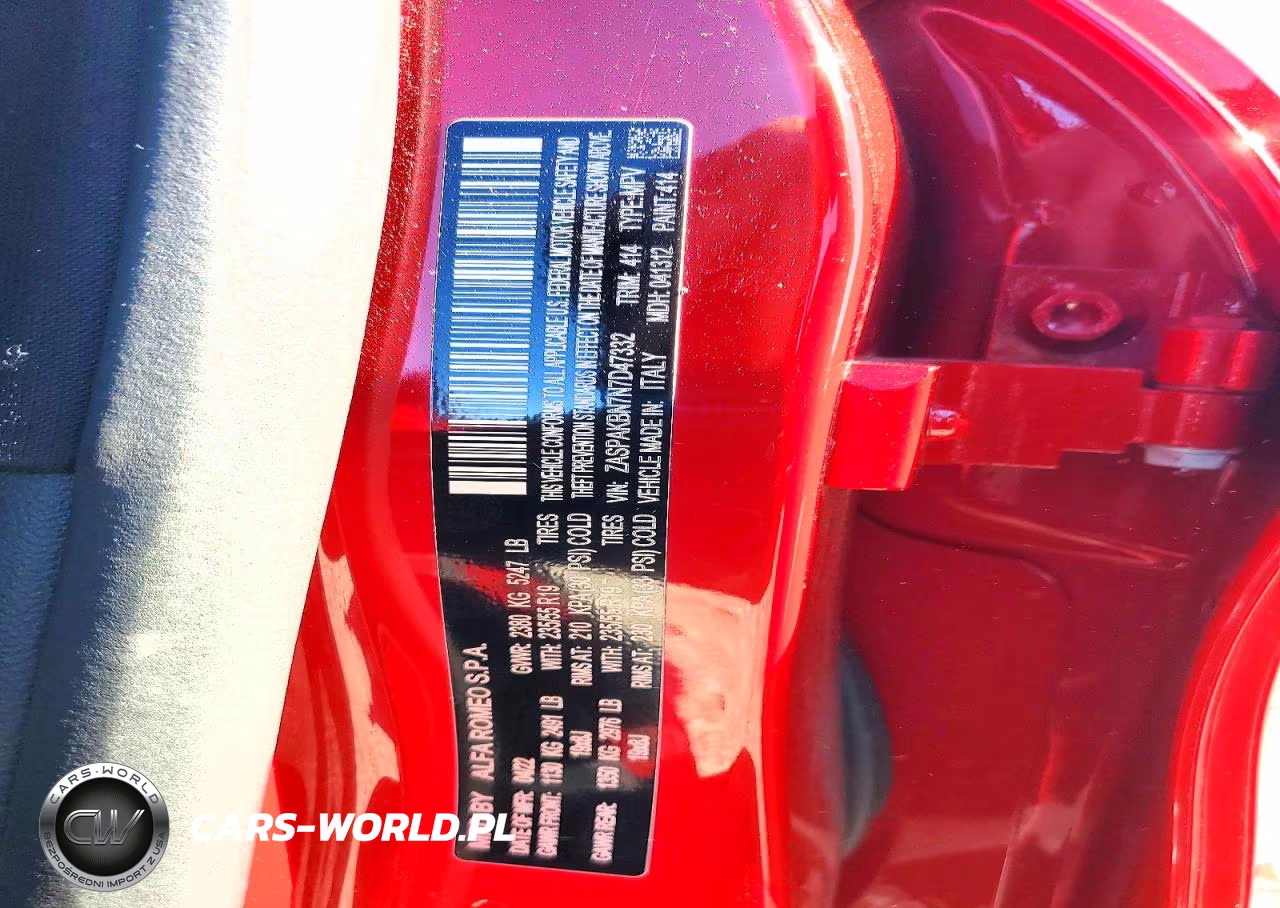 2022 Alfa Romeo Stelvio Ti VIN:ZASPAKBN7N7D47332 - 12