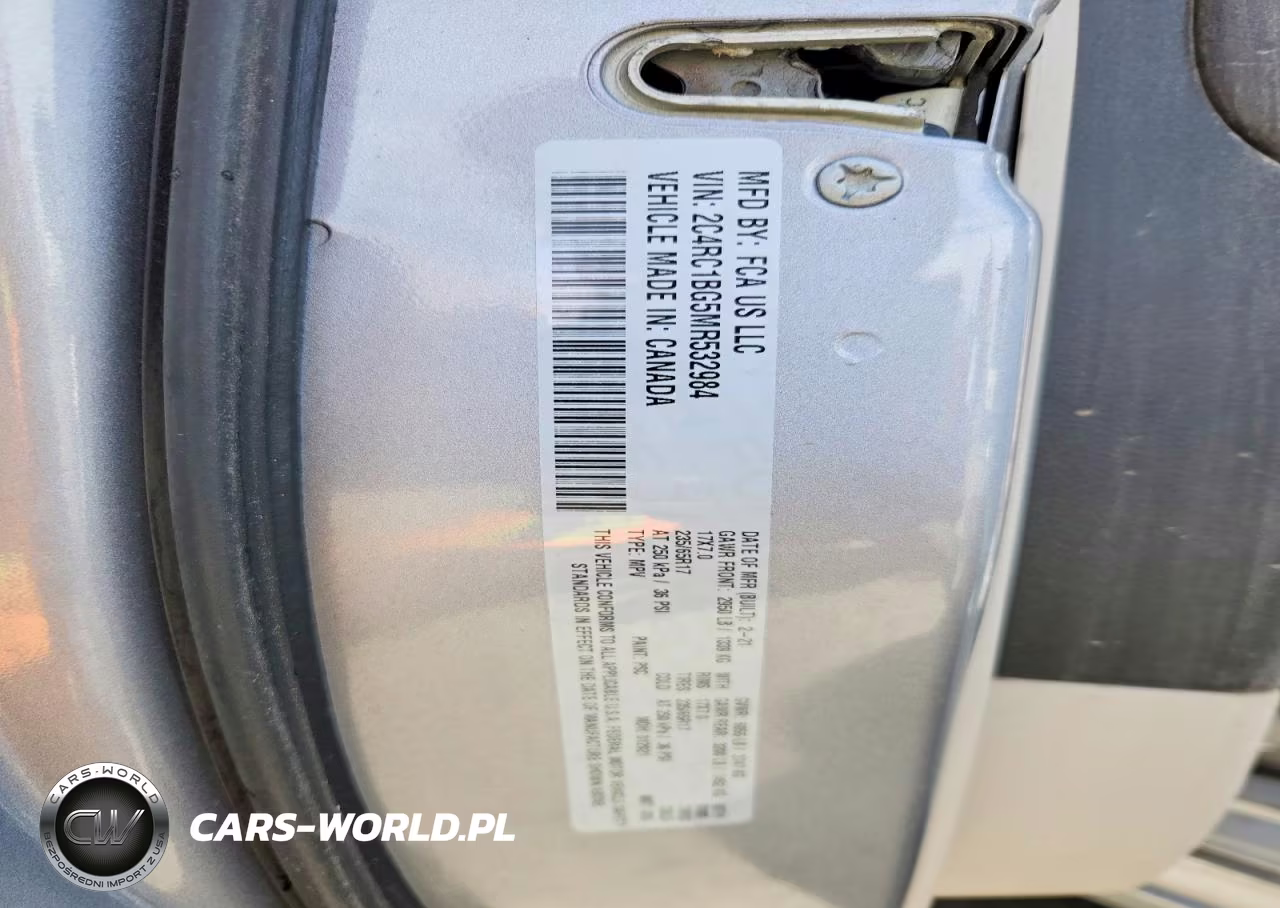 2021 Chrysler Pacifica Touring L VIN:2C4RC1BG5MR532984 - 13