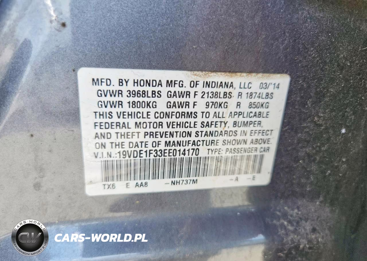 2014 Acura Ilx 20 VIN:19VDE1F33EE014170 - 12