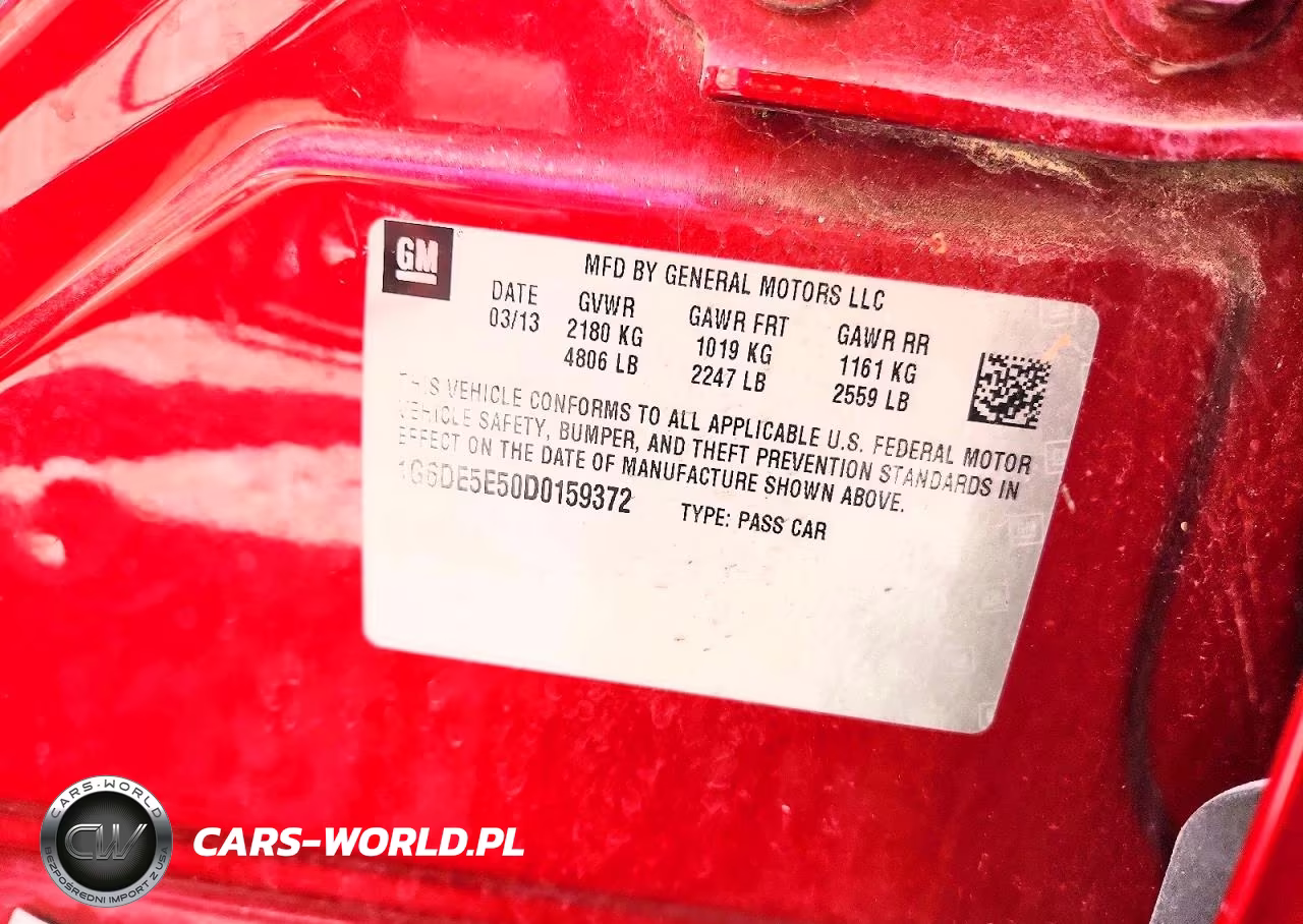 2013 Cadillac Cts Luxury Collection VIN:1G6DE5E50D0159372 - 12