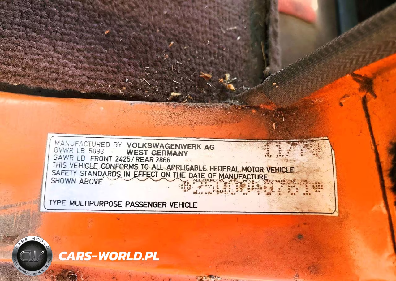 1980 Volkswagen Vanagon VIN:25A0040761 - 13