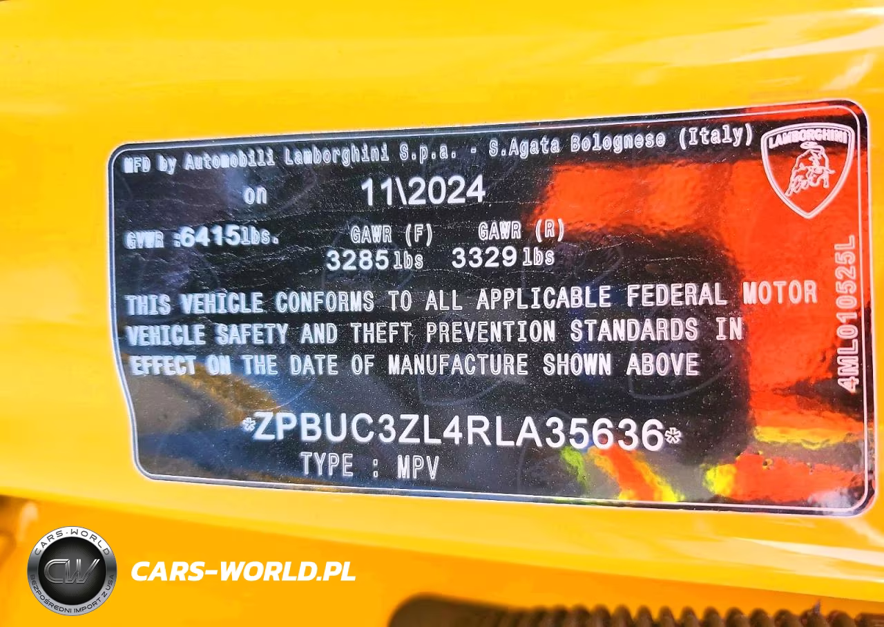 2024 Lamborghini Urus Performante VIN:ZPBUC3ZL4RLA35636 - 13