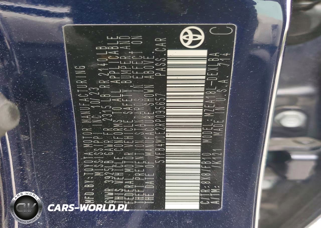 2024 Toyota Corolla Le VIN:5YFB4MDE2RP095657 - 12