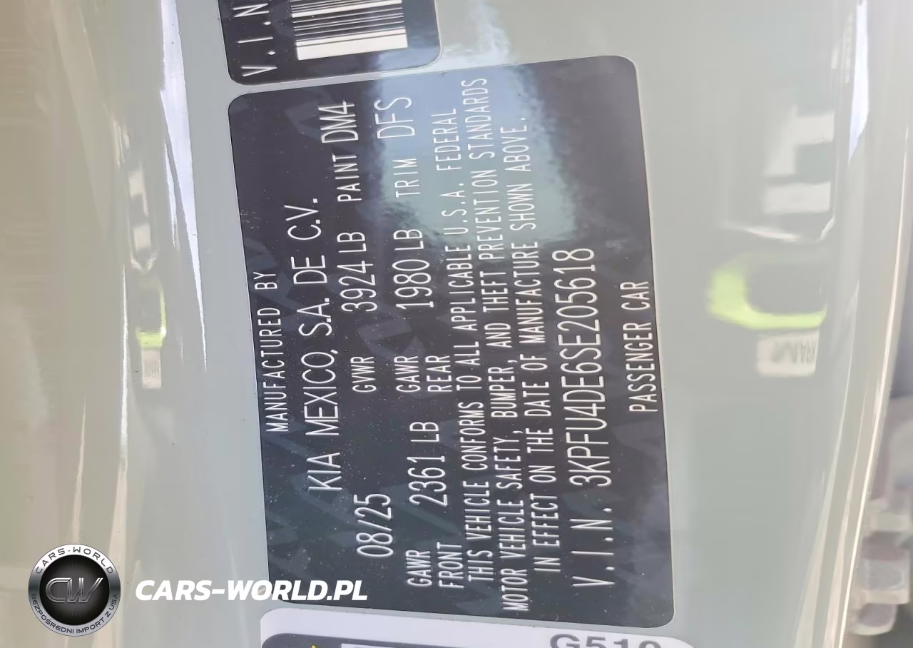 2025 Kia K4 Ex VIN:3KPFU4DE6SE205618 - 12