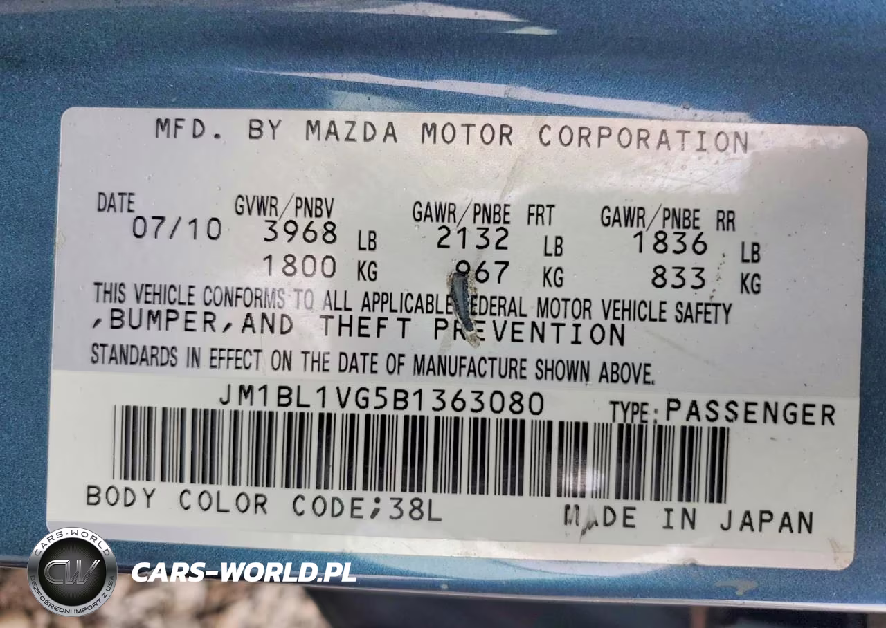 2011 Mazda 3 I VIN:JM1BL1VG5B1363080 - 12