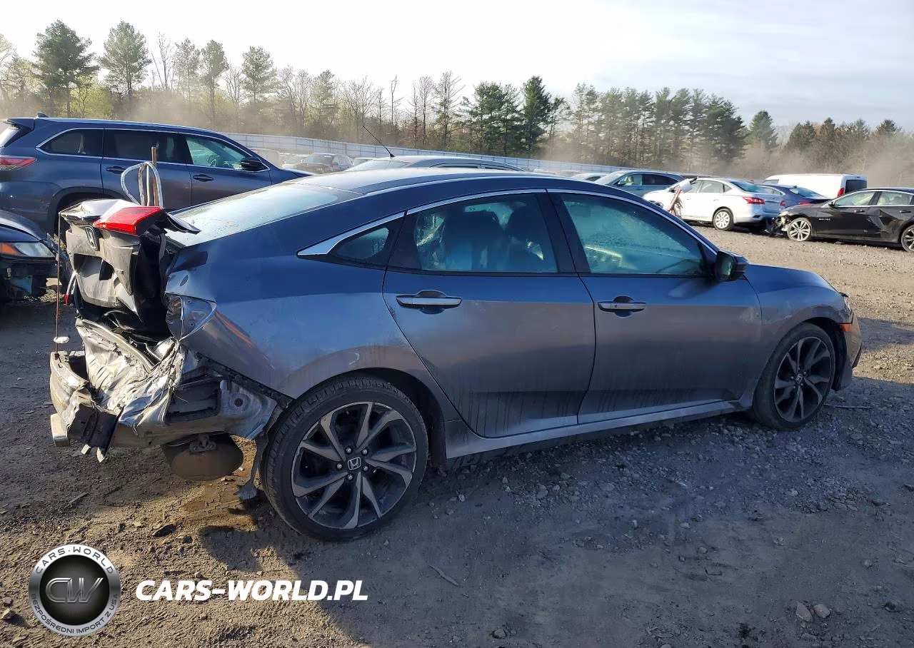 2020 Honda Civic Sport VIN:2HGFC2F82LH551672 - 3