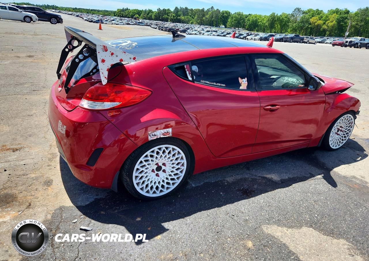2012 Hyundai Veloster Base VIN:KMHTC6ADXCU049076 - 3
