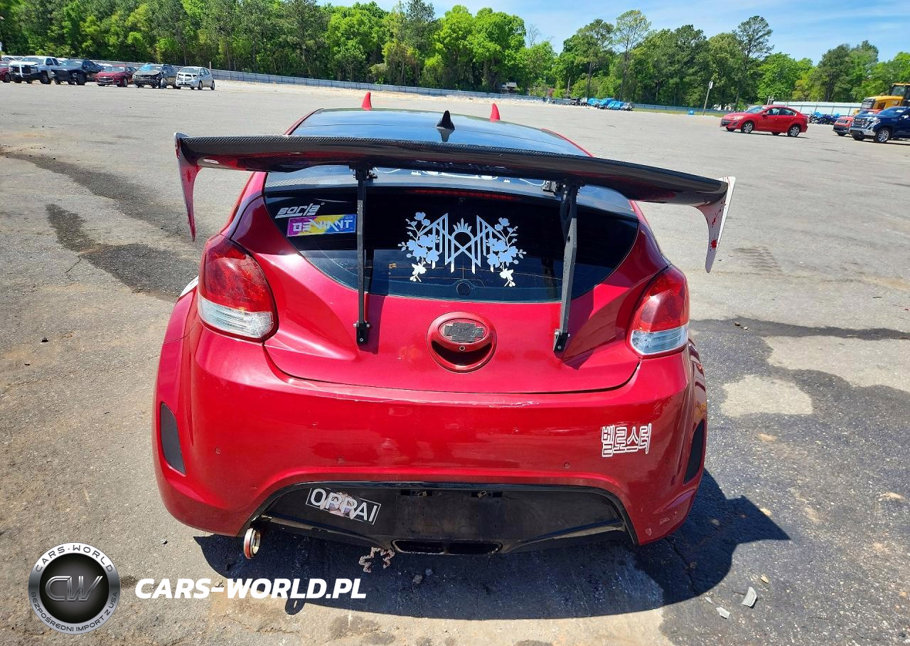 2012 Hyundai Veloster Base VIN:KMHTC6ADXCU049076 - 6