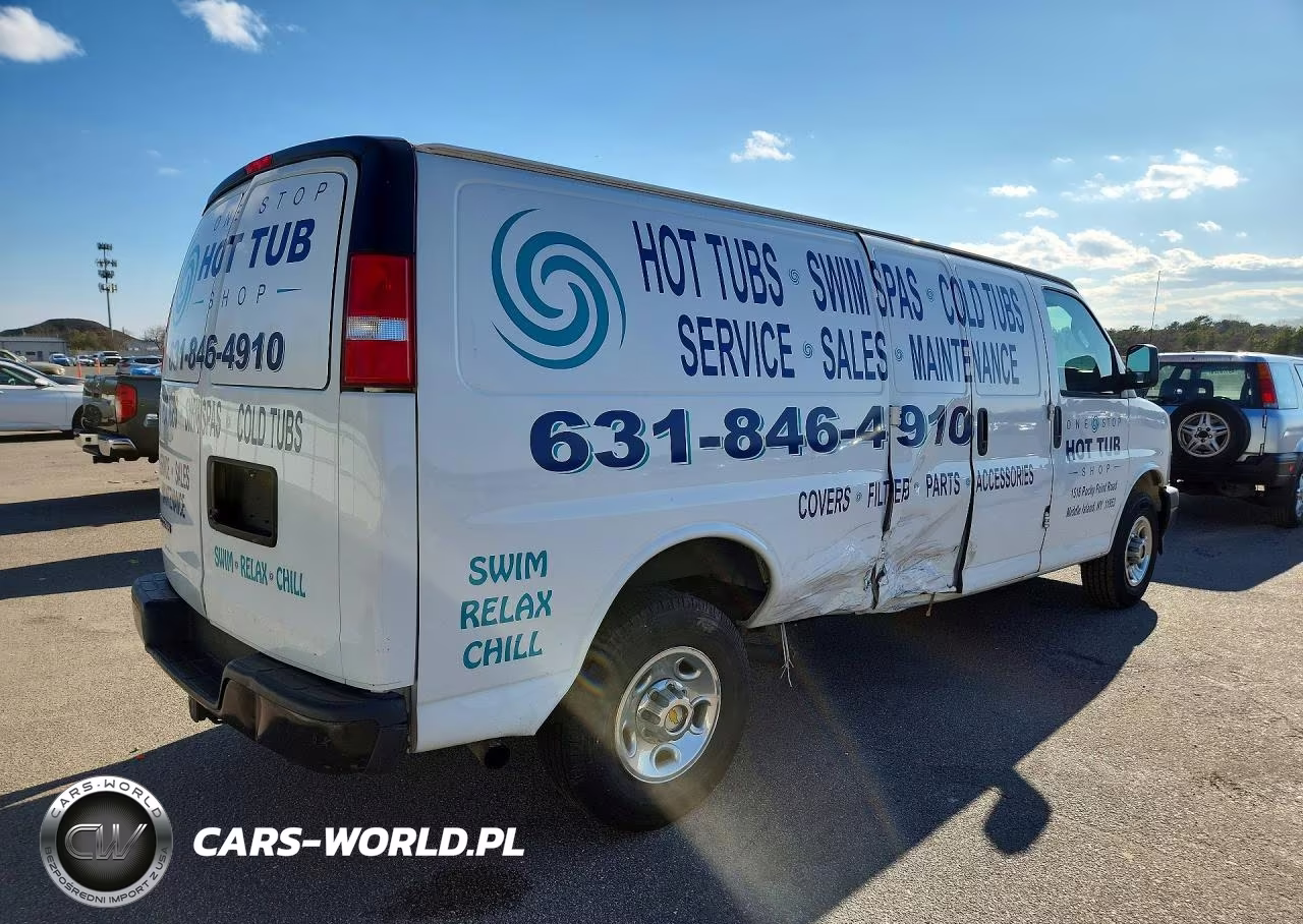 2018 Chevrolet Express 2500 Delivery Van VIN:1GCWGBFP8J1303531 - 3