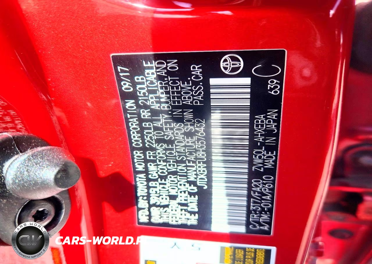 2017 Toyota Prius Two VIN:JTDKBRFU8H3576432 - 12