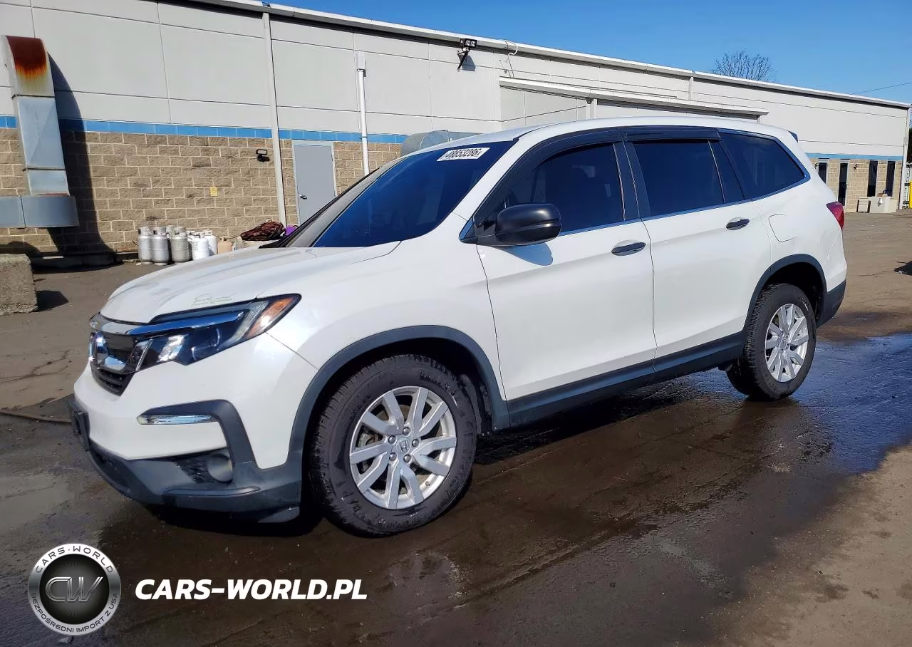 2021 Honda Pilot Lx VIN:5FNYF6H16MB009844 - 1