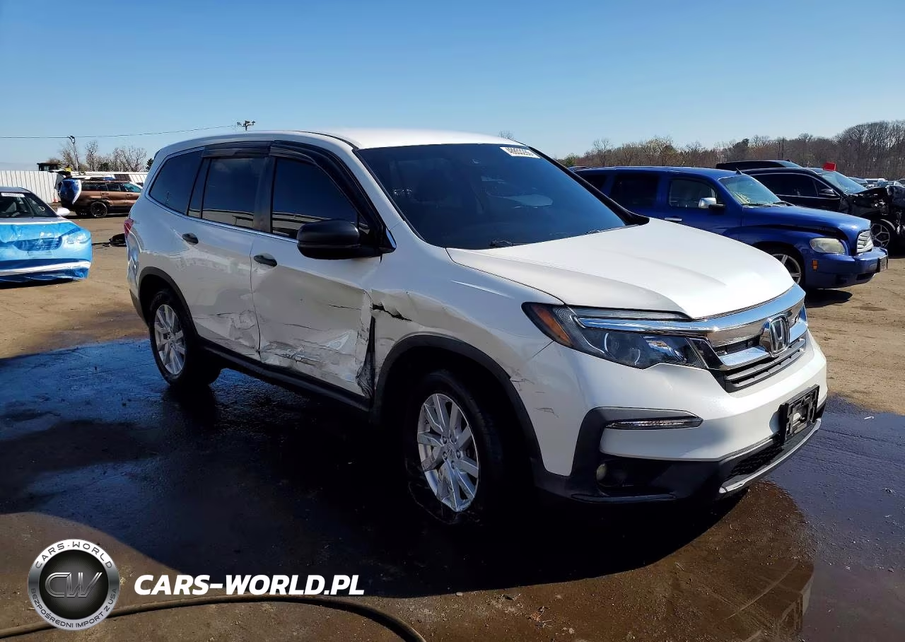 2021 Honda Pilot Lx VIN:5FNYF6H16MB009844 - 4