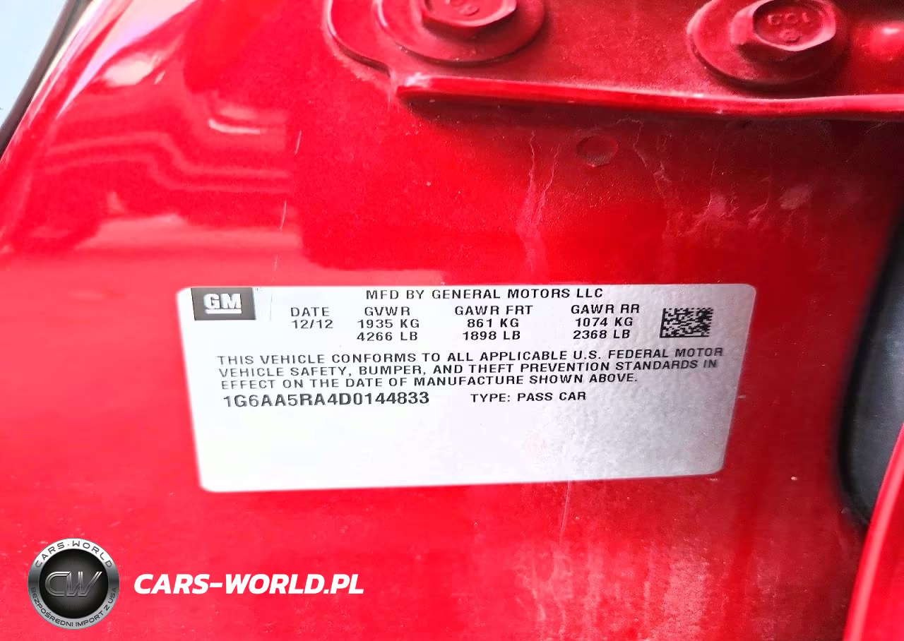 2013 Cadillac Ats VIN:1G6AA5RA4D0144833 - 12