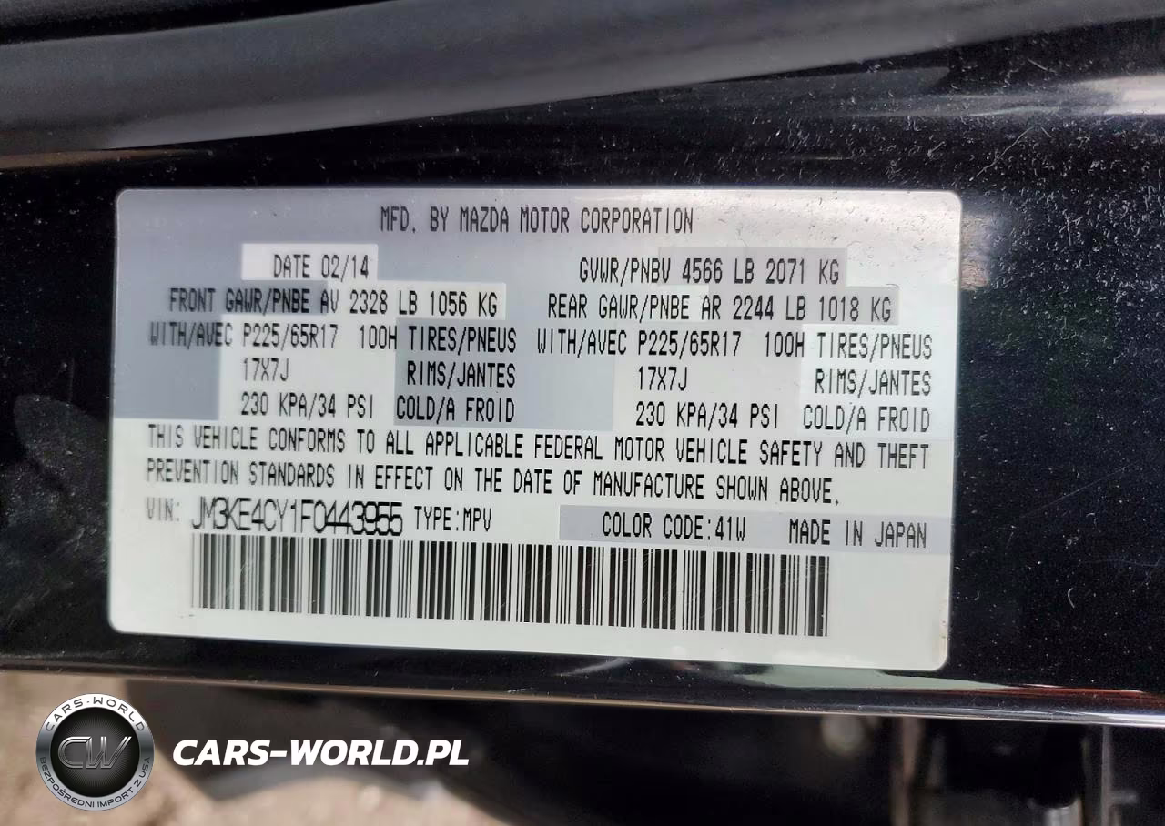 2015 Mazda Cx-5 Touring VIN:JM3KE4CY1F0443955 - 13