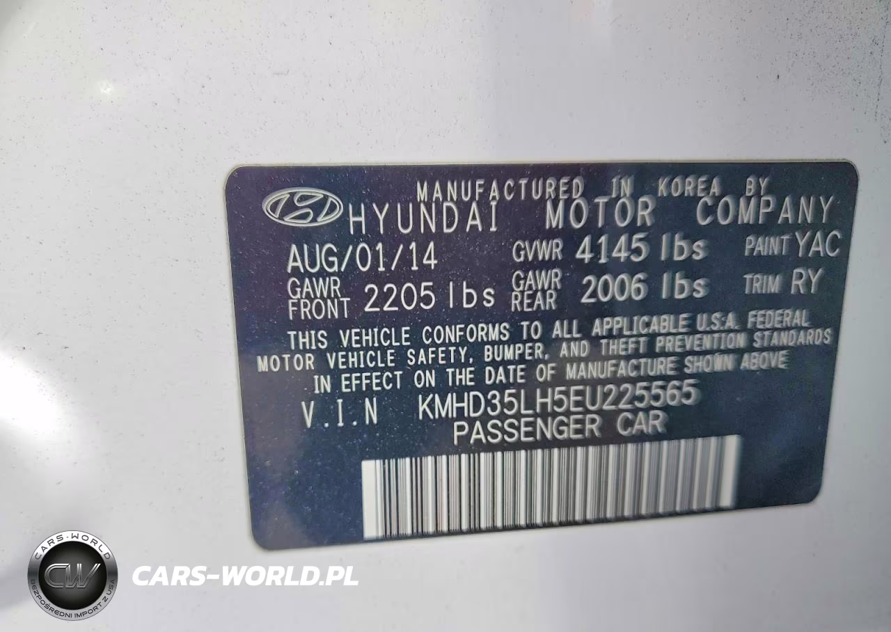2014 Hyundai Elantra Gt Base VIN:KMHD35LH5EU225565 - 12