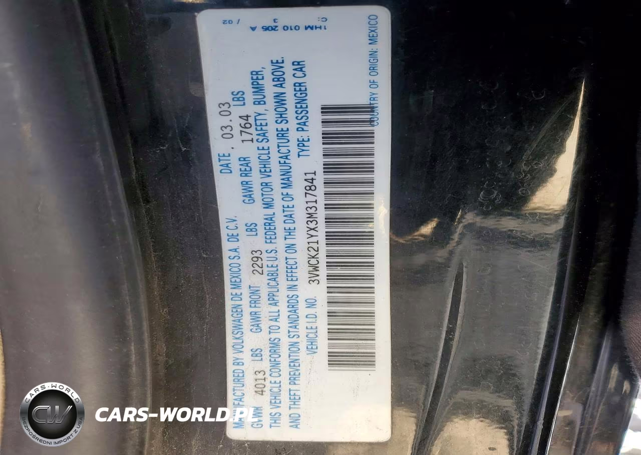 2003 Volkswagen New Beetle Gls VIN:3VWCK21YX3M317841 - 12