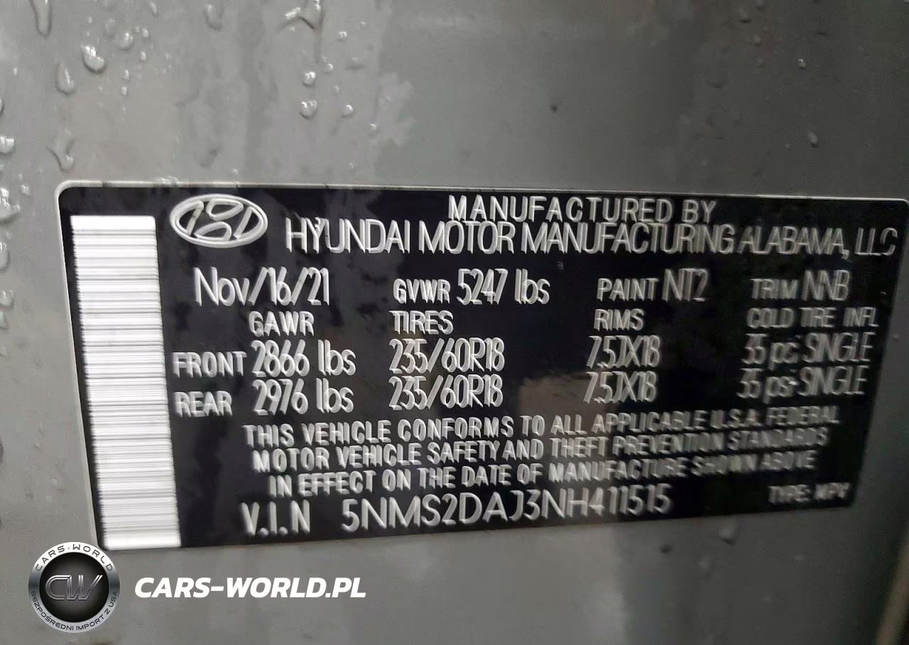 2022 Hyundai Santa Fe Sel VIN:5NMS2DAJ3NH411515 - 14