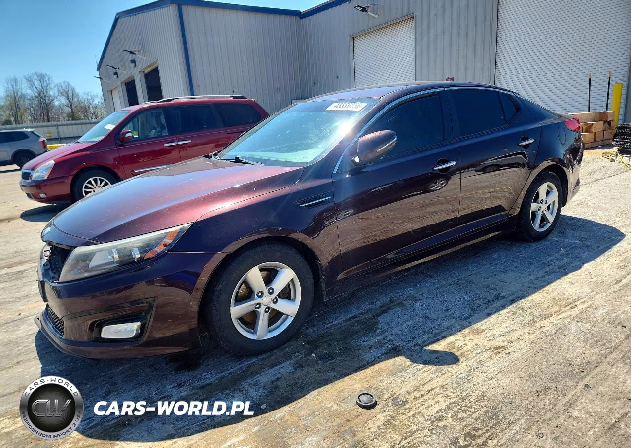 2014 Kia Optima Lx VIN:5XXGM4A73EG262963 - 1